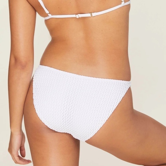 ANDIE The Tropez Crochet Bottom In White - Picture 2 of 4